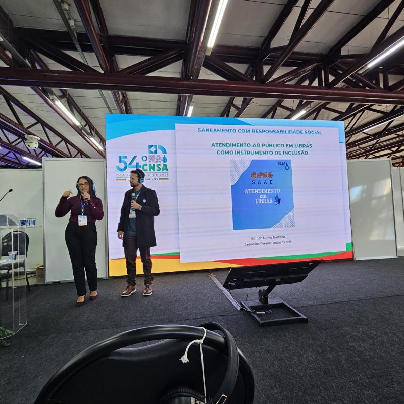 Servidores do SAAE representam Boa Esperança no 54º Congresso Nacional de Saneamento da ASSEMAE